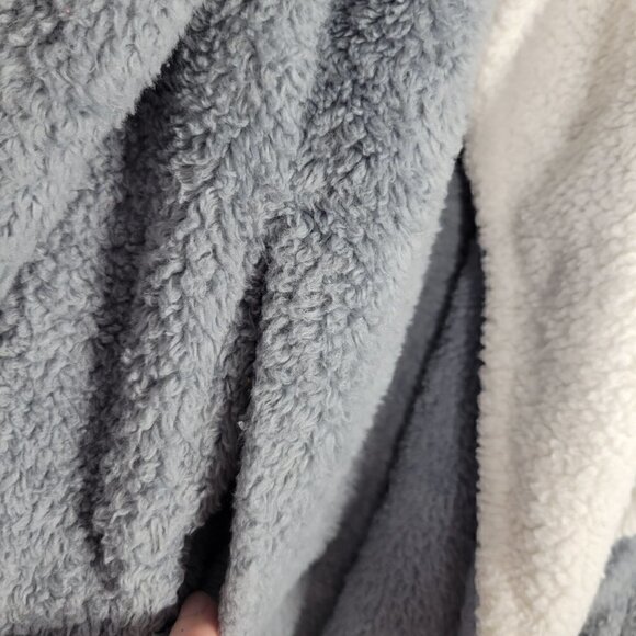 Simply Vera Vera Wang Sherpa Oversized Comfy Lounge Coat W/ Pockets Size Large - Picture 6 of 14